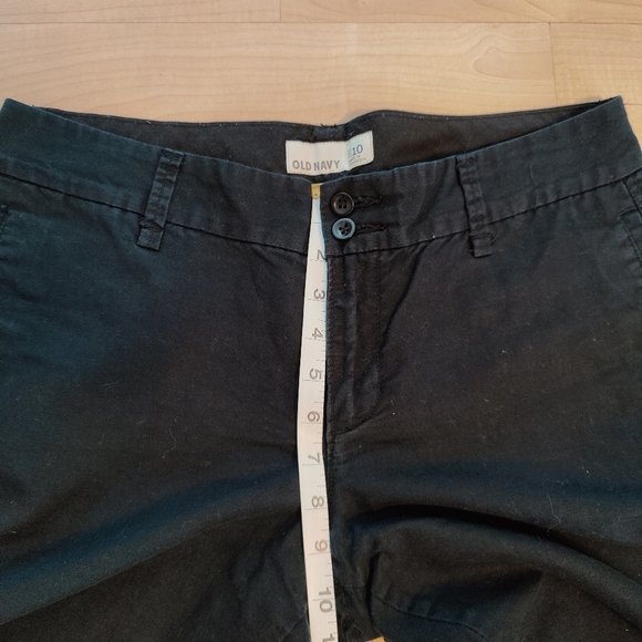 Old Navy Black Linen/Cotton pants Size 10 - Picture 3 of 8